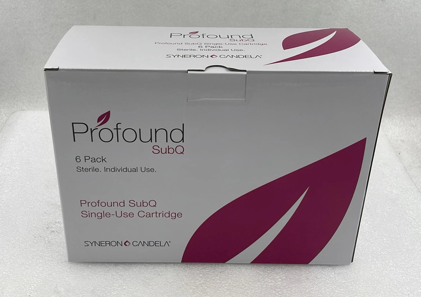 6 PACK- Syneron Candela Profound SubQ Single-Use Cartridge KT76663 Tip AS87913