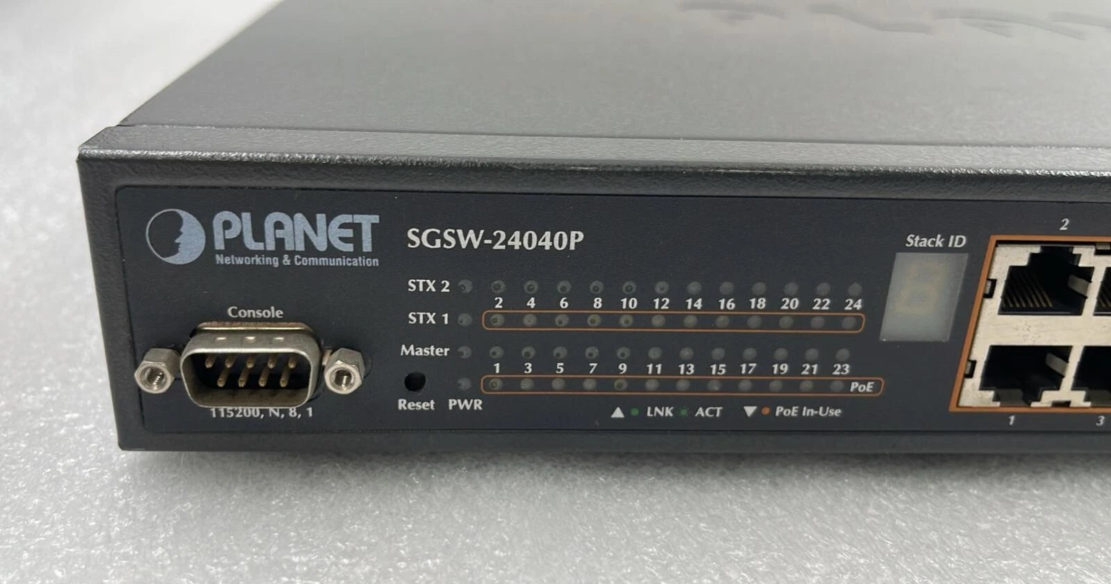 Planet SGSW-24040P 24-Port Gigabit PoE Managed Stackable Switch