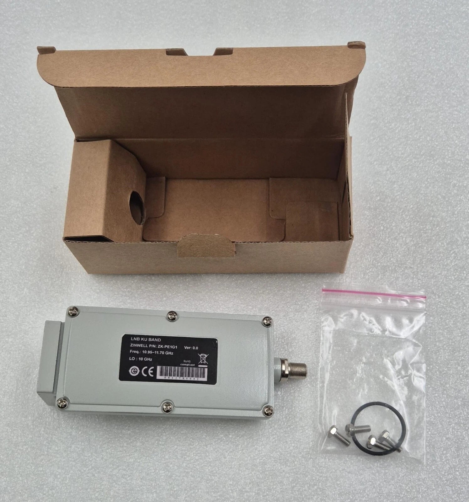 **NEW** ZINWELL ZK-PE1G1 LNB KU BAND Freq 10.95-11.70 GHz