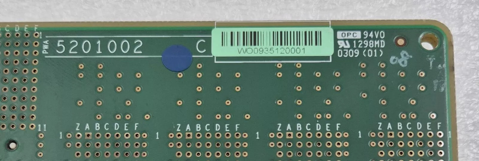 GE LOGIQ Vivid E9 ULTRASOUND ICHIRO FRONTPLANE 5201003 REV 3 / 5201002 C