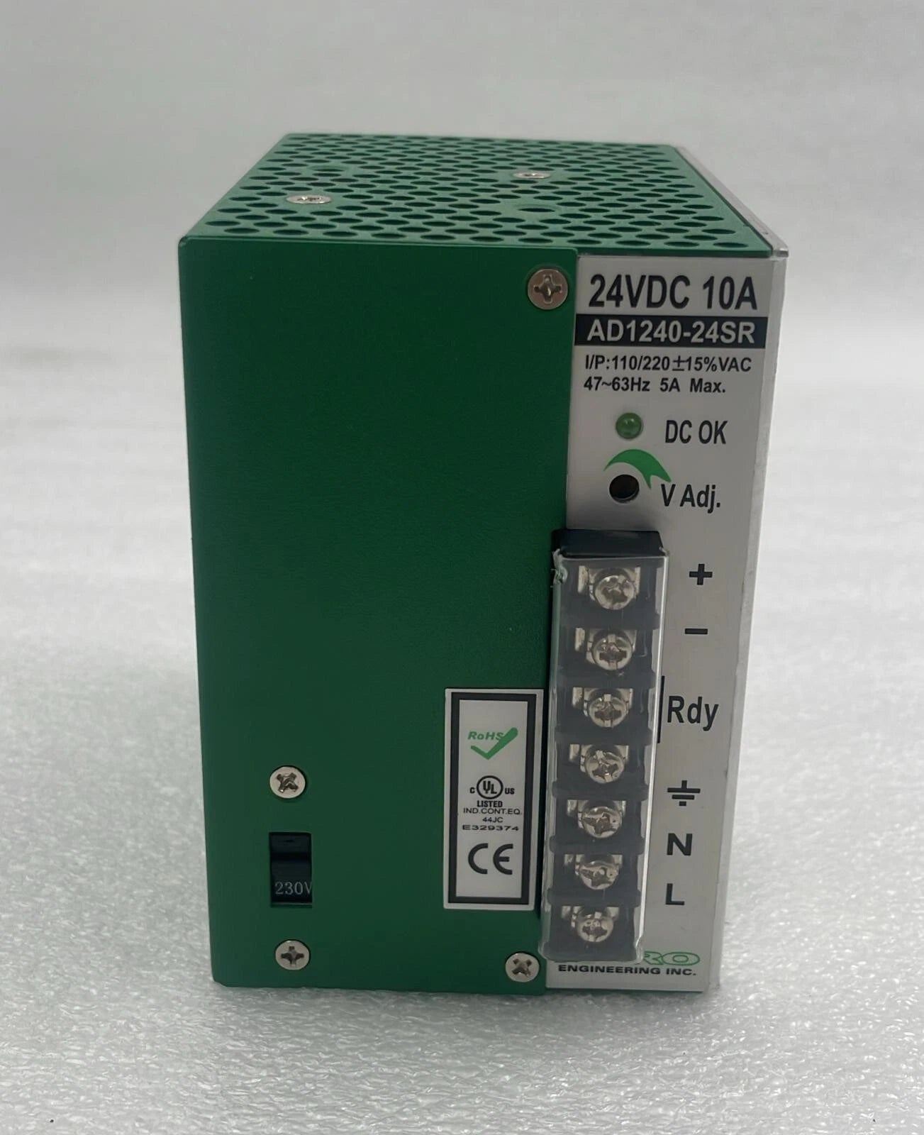 ACRO ENGINEERING AD1240-24SR Switching Mode Power Supply 24VDC 10A