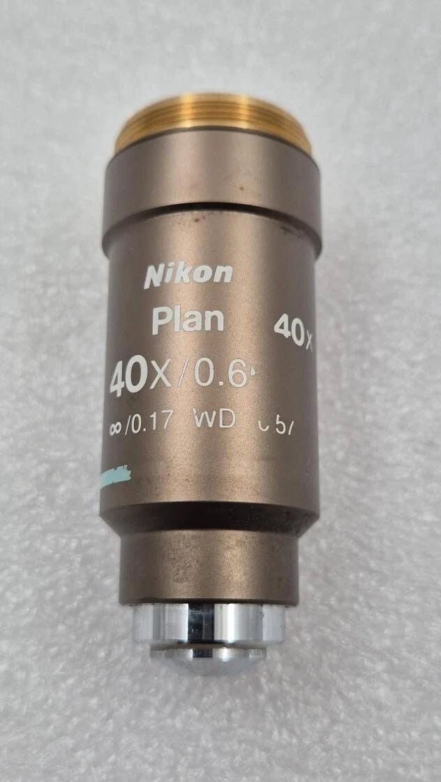 Nikon Plan 40X/0.65 ∞/0.17 WD 0.57 Microscope Objective Lens 40X