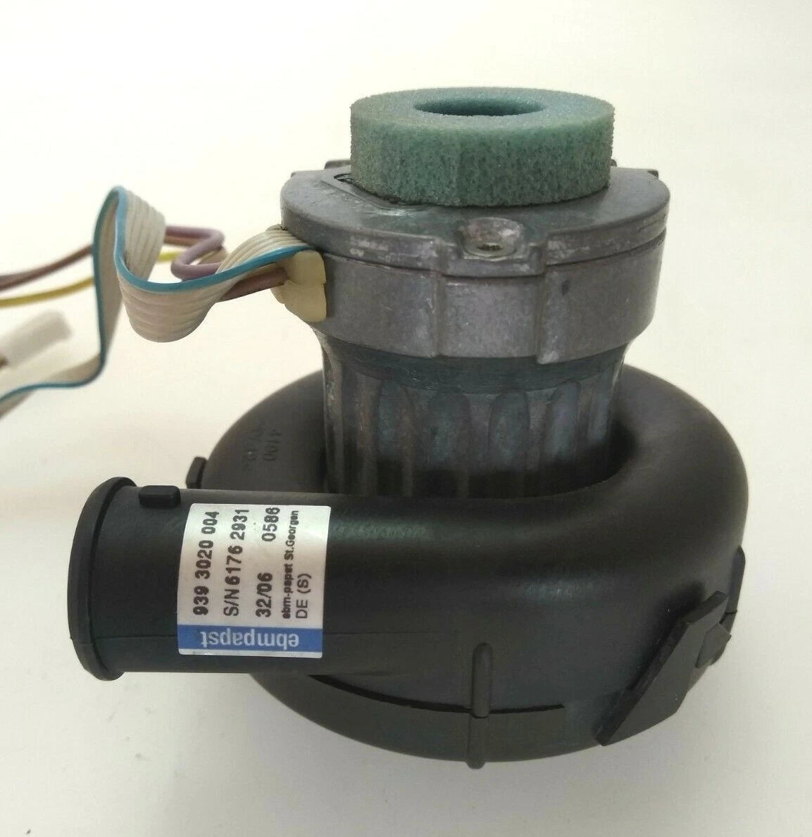 [LOT 5] Ebmpapst Internal Centrifugal Radial Blower 939 3020 004 24 Vdc 150 CFM