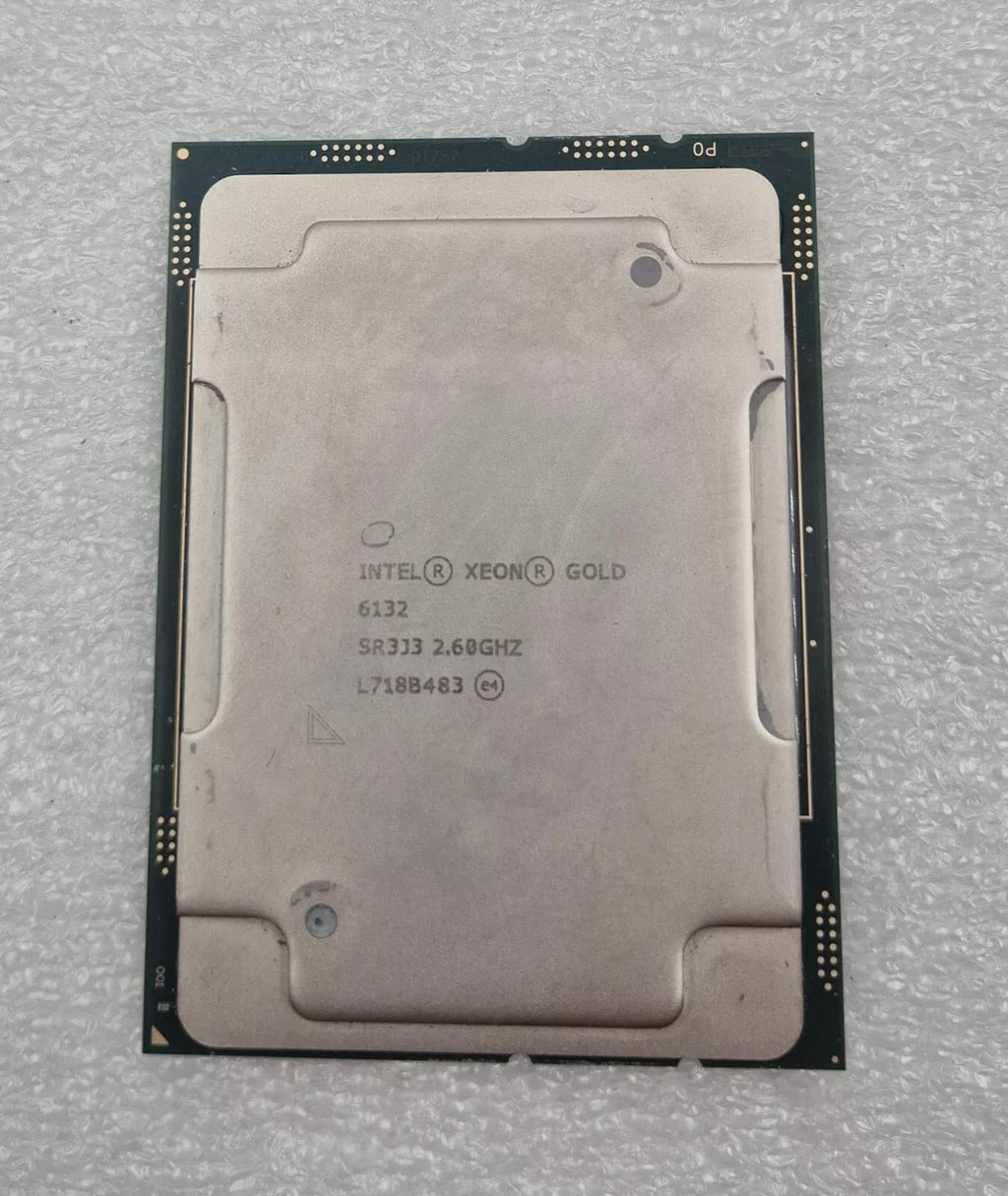 [LOT 2 PCS] Intel Xeon Gold 6132 SR3J3 2.60GHz LGA3647 14-Core CPU Processor
