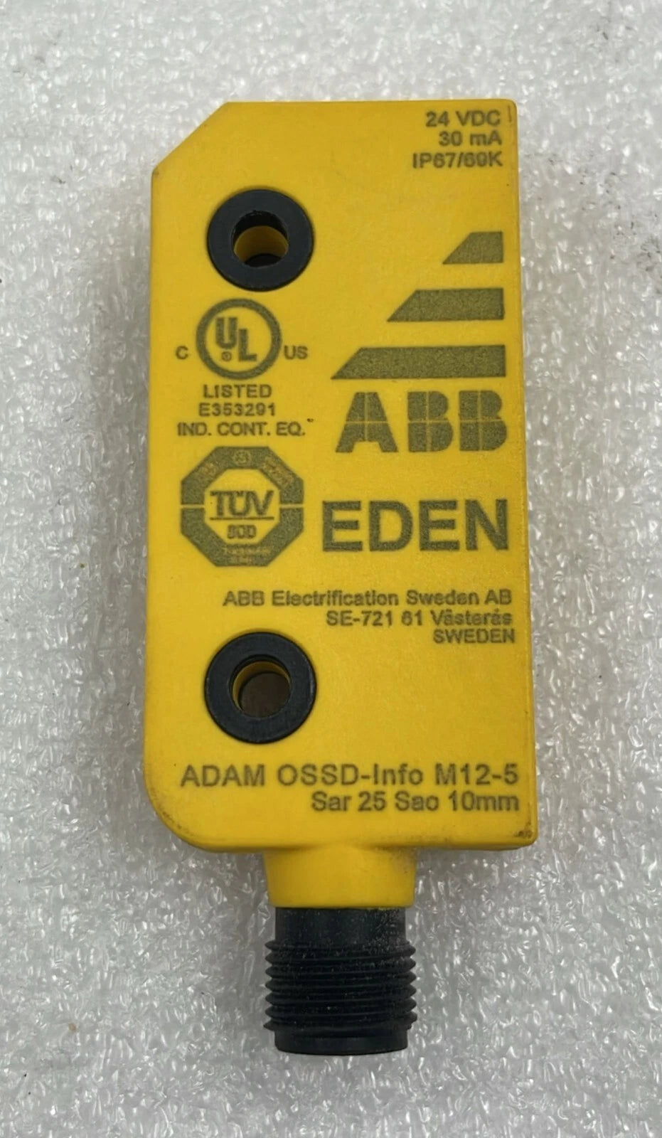 ABB EDEN Safety Switch ADAM OSSD-info M12-5  2TLA020051R5400 EVA 2TLA020046R0800