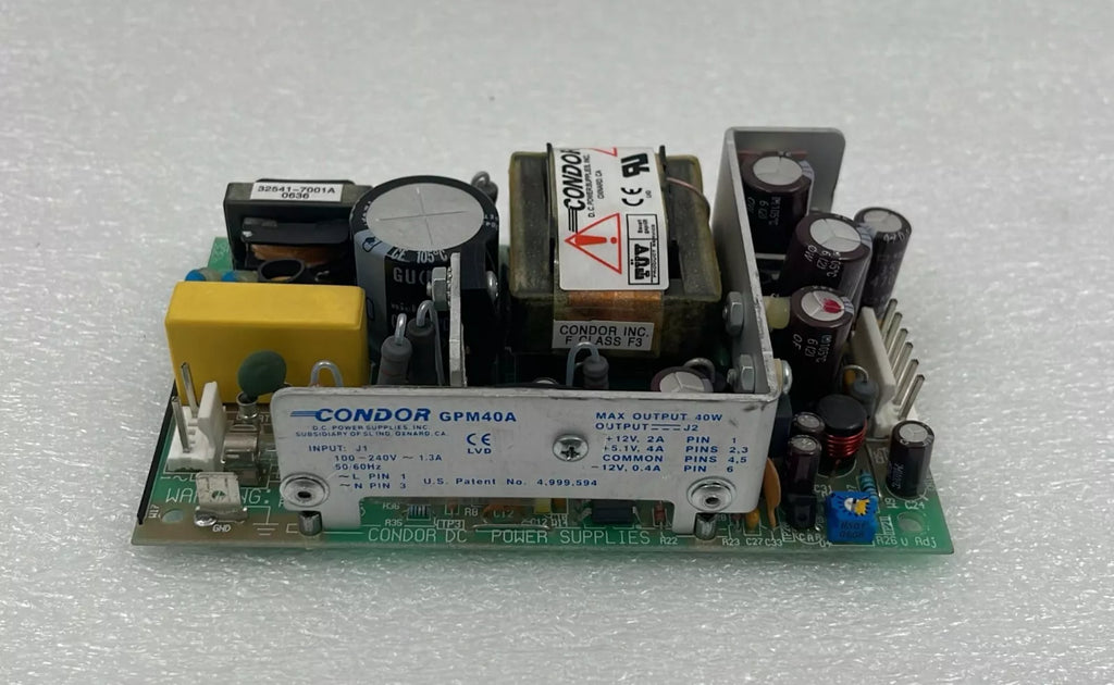 CONDOR GPM40A POWER SUPPLY 02-32380-0001 120-240V 1.3A 60Hz