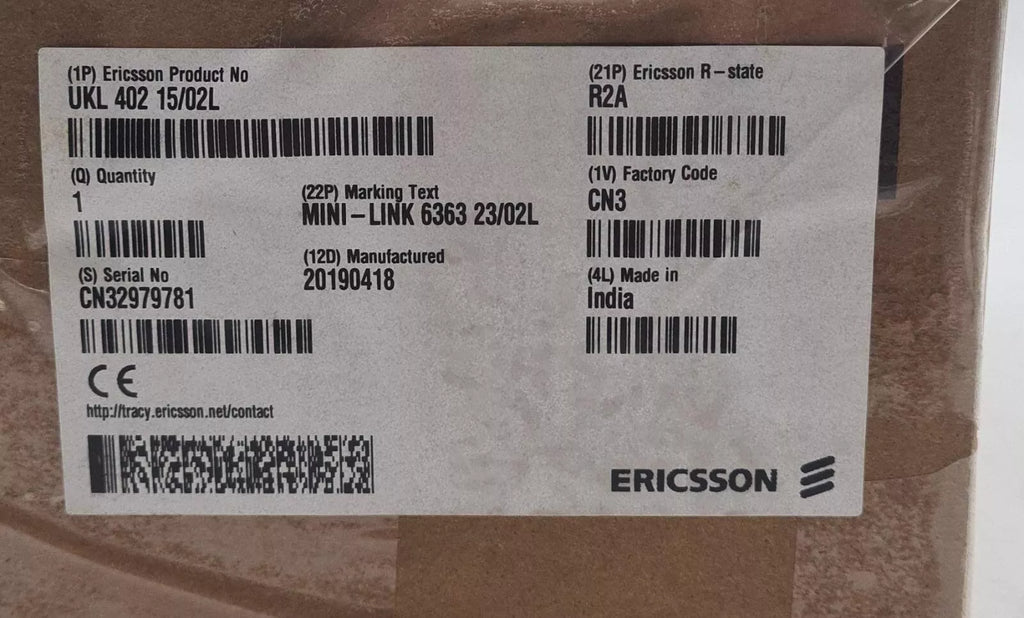 NEW - Ericsson Radio Unit UKL 402 15/02L MINI-LINK 6363 23/02L R2A