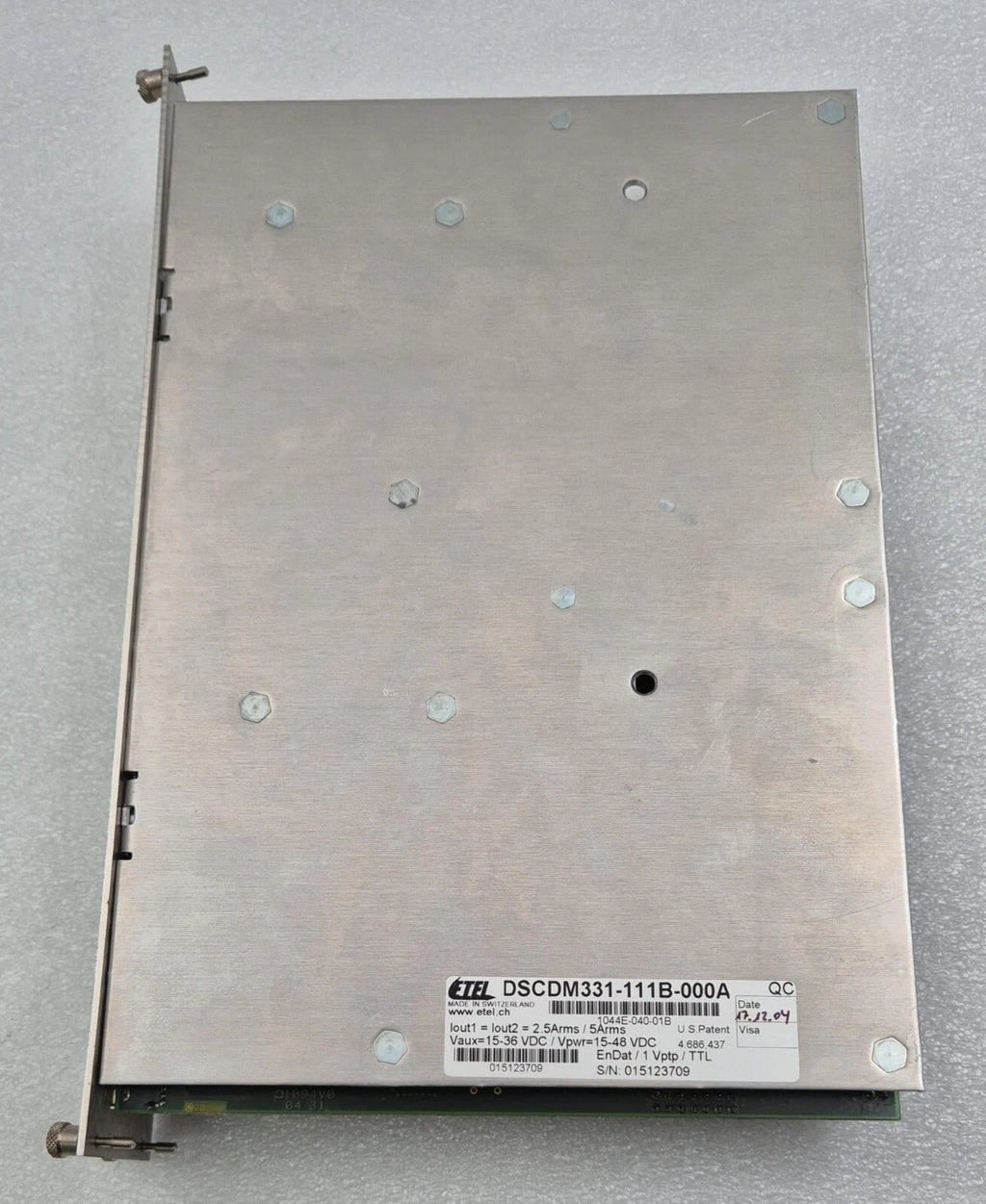 ETEL DSCDM DSCDM331-111B-000A Driver Board 1044E-070-01C