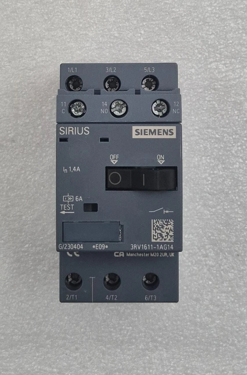 NEW - Siemens SIRIUS 3RV1611-1AG14 E09 Voltage Converter Circuit Breaker