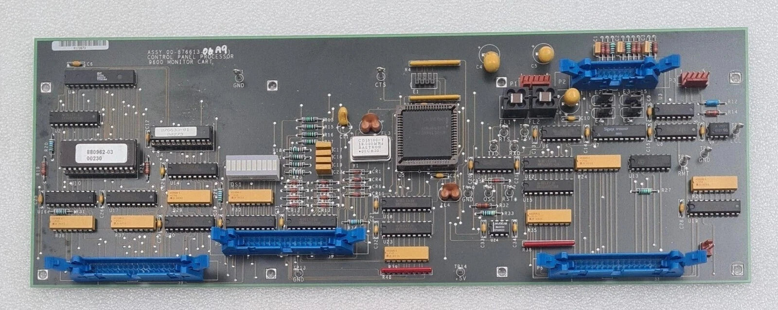 GE 00-876613-06 (A9) CONTROL PANEL PROCESSOR PCB BOARD
