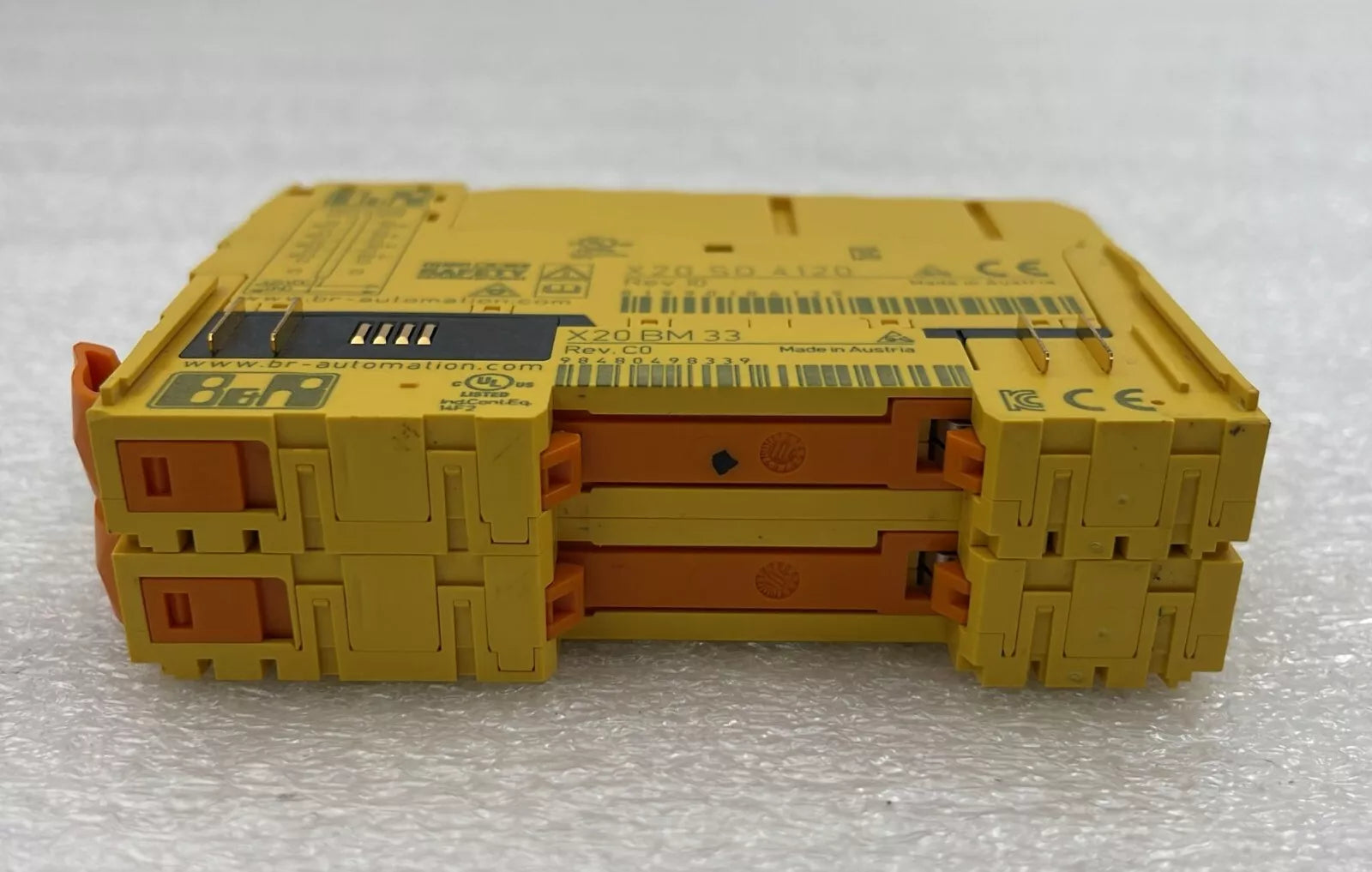 B&R Automation X20 SO 4120 POWERLINK Digital Control Input Module W/ X20 BM 33