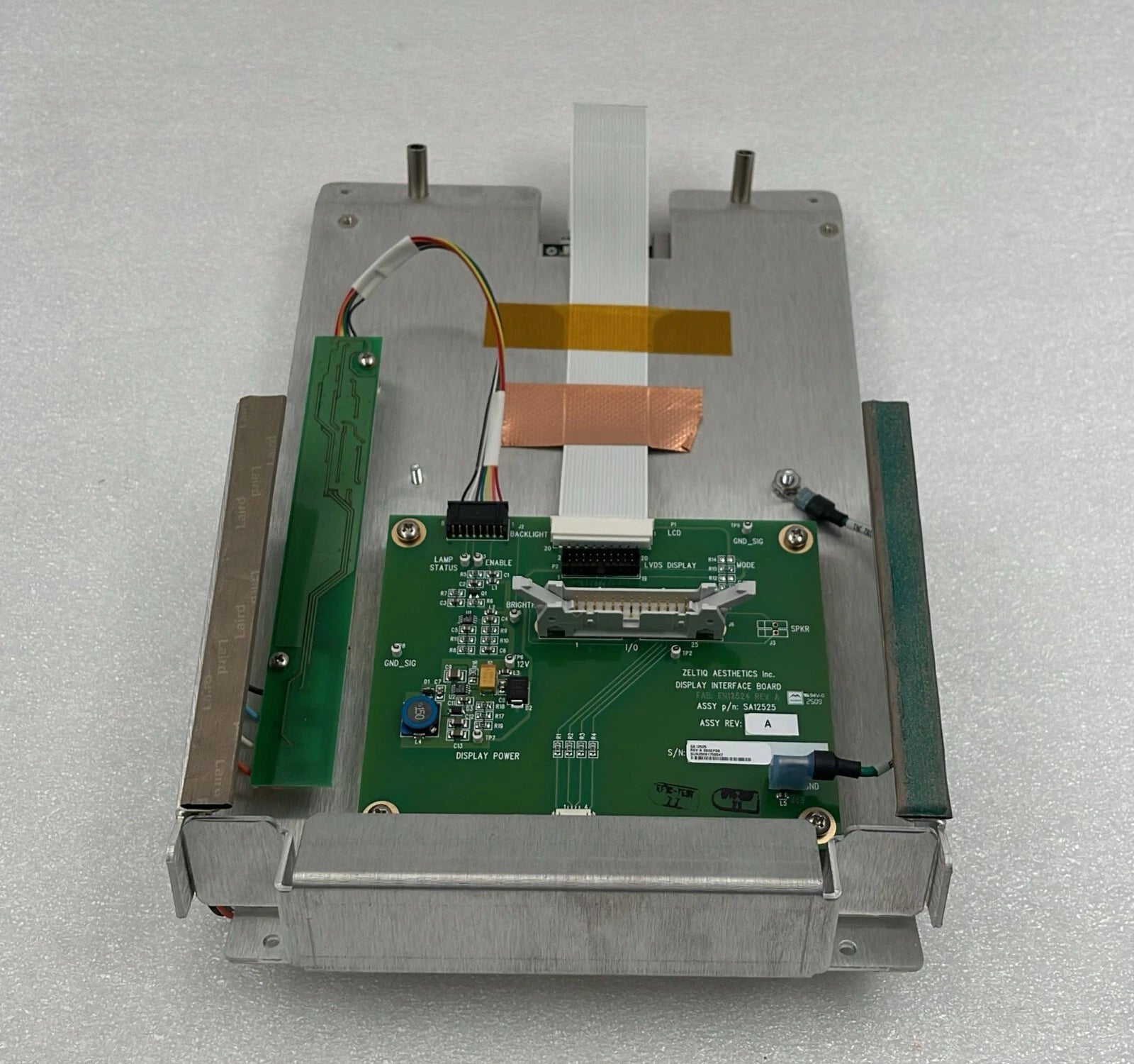 Zeltiq SA12525 Display Interface Board with EN12524 touchscreen assembly