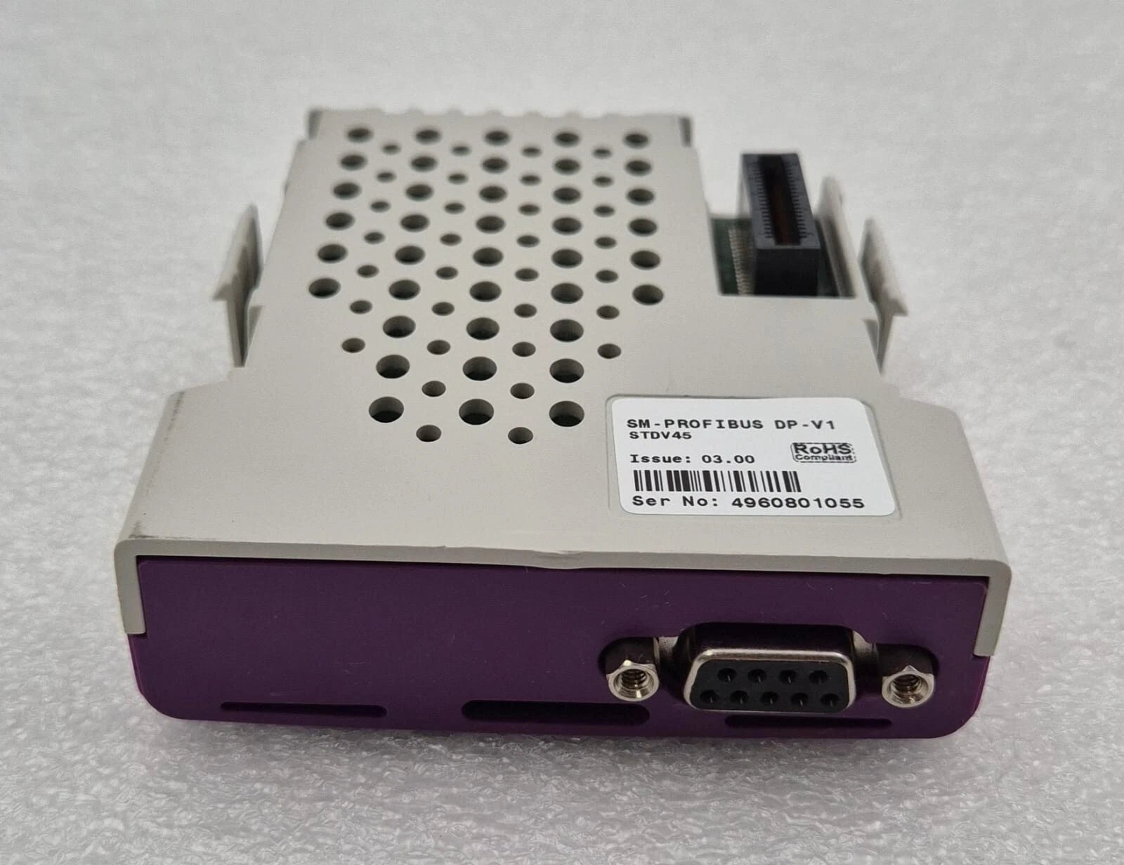 SM-PROFIBUS DP-V1 rear view with D-Sub connector