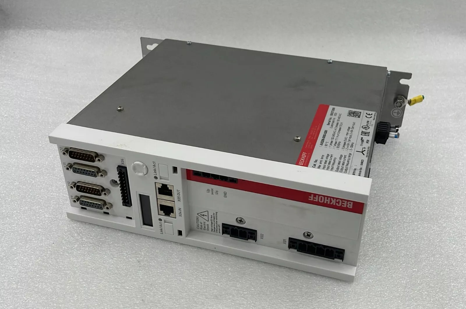 BECKHOFF AX5206-0000-0200 Digital Compact Servo Drive 2-channel W/ AX5805
