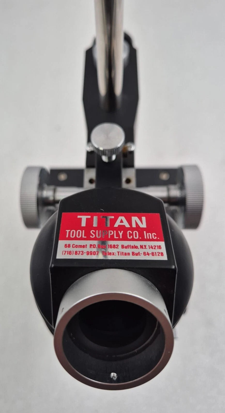 TITAN TOOL SUPPLY Monocular Measuring Microscope Stand W/ Objective Lens 10 0.25