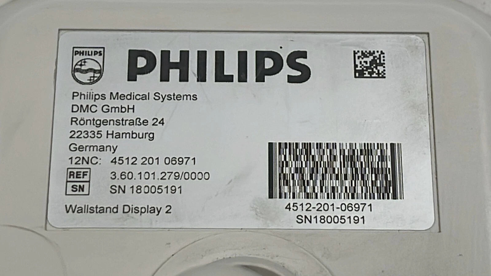 Philips Wallstand 2 Display Touch Screen Assy 3.60.101.279/0000 4512-201-06971