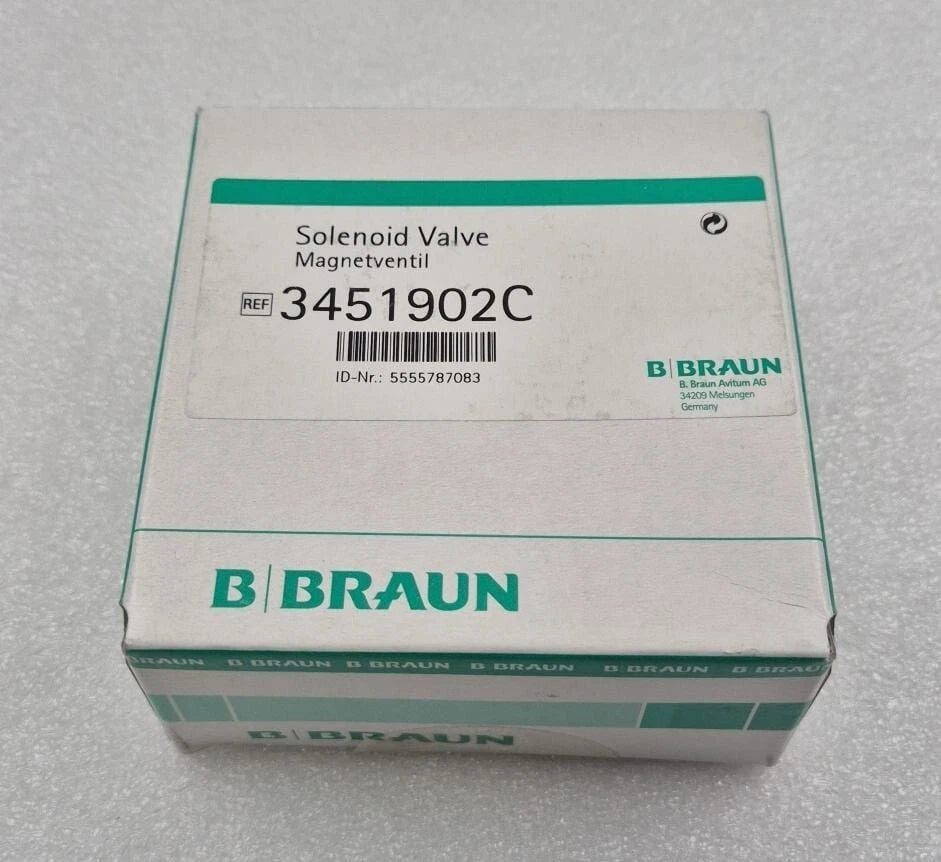 **NEW SEALED** B. BRAUN Solenoid Valve Magnetventil 3451902C U92.608 24V