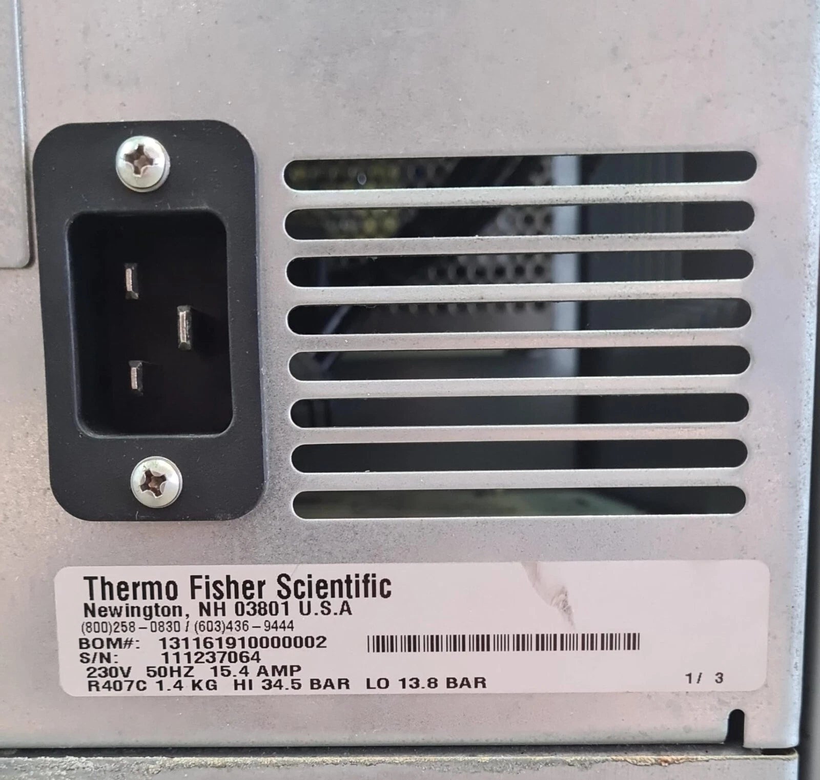 Thermo Fisher Scientific NESLAB ThermoFlex 3500 Recirculation Chiller 230V 50HZ