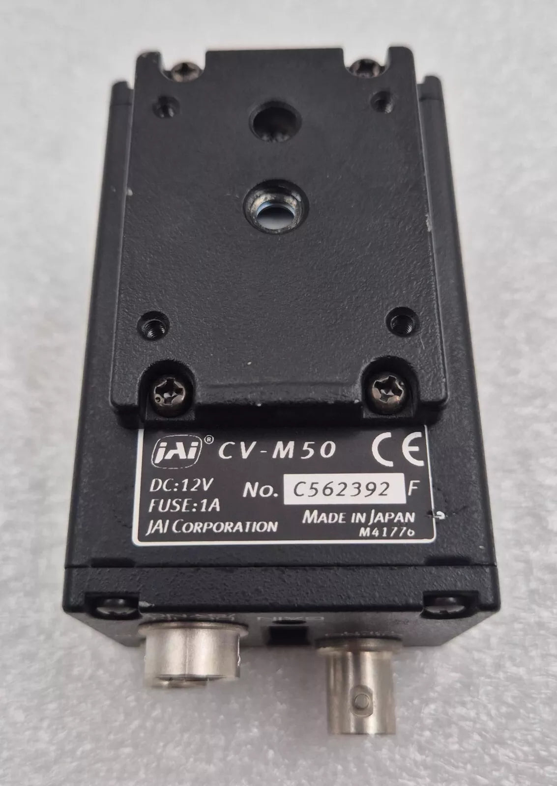 JAI CV-M50 Industrial Compact CCD Monochrome Camera 12V DC