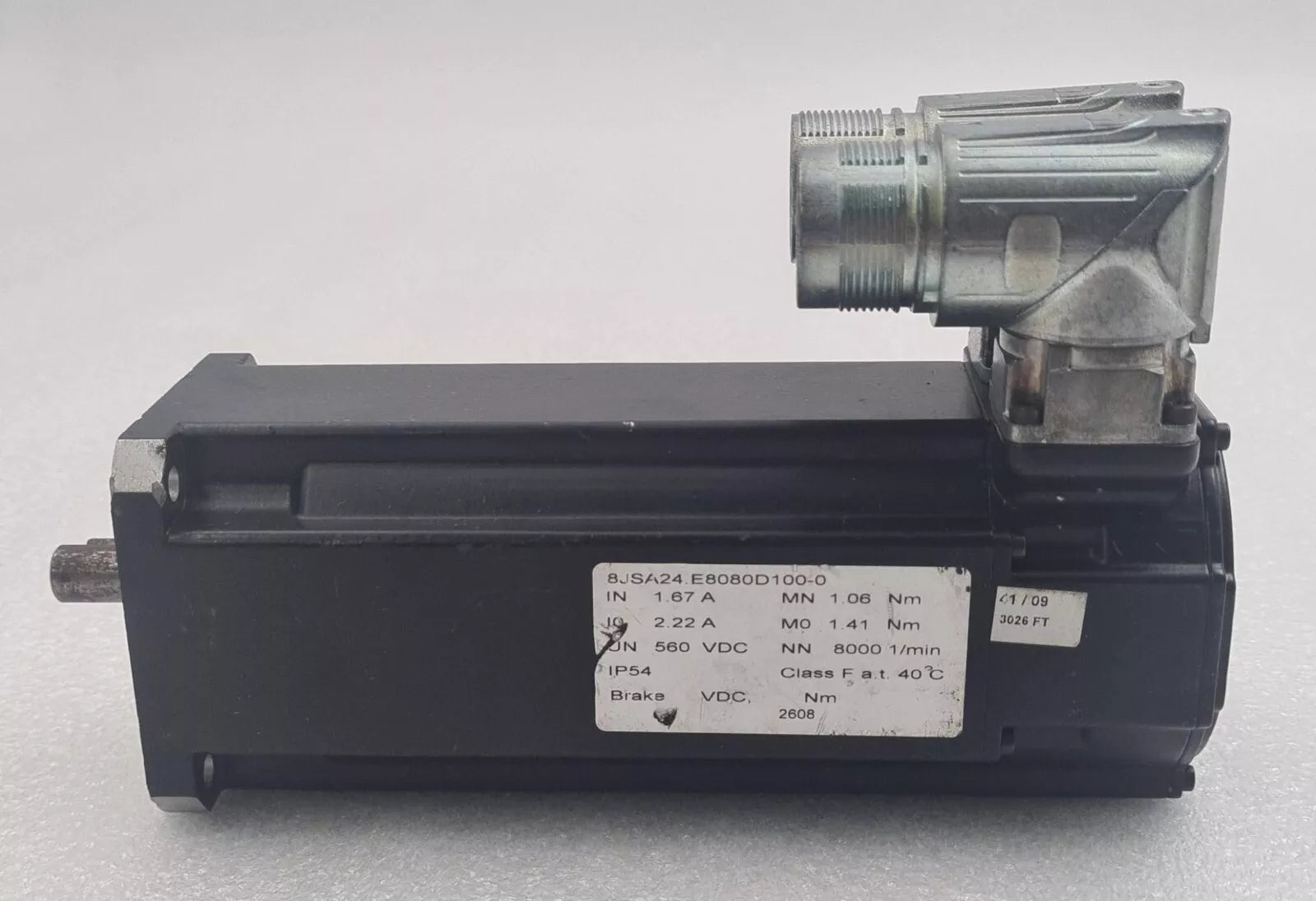 B&R Automation 8JSA24.E8080D100-0 Servo Motor 560VDC 8000rpm