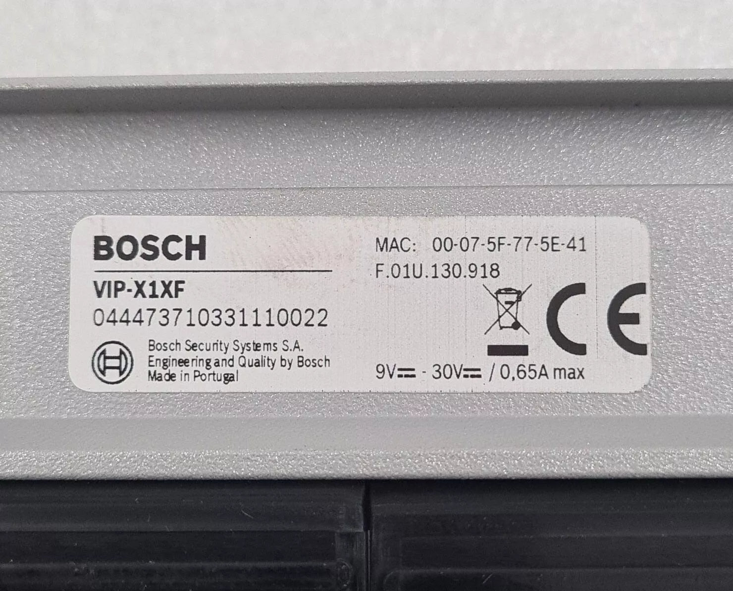 BOSCH VIP-X1XF Single Channel Video Encoder 12V 0.3A