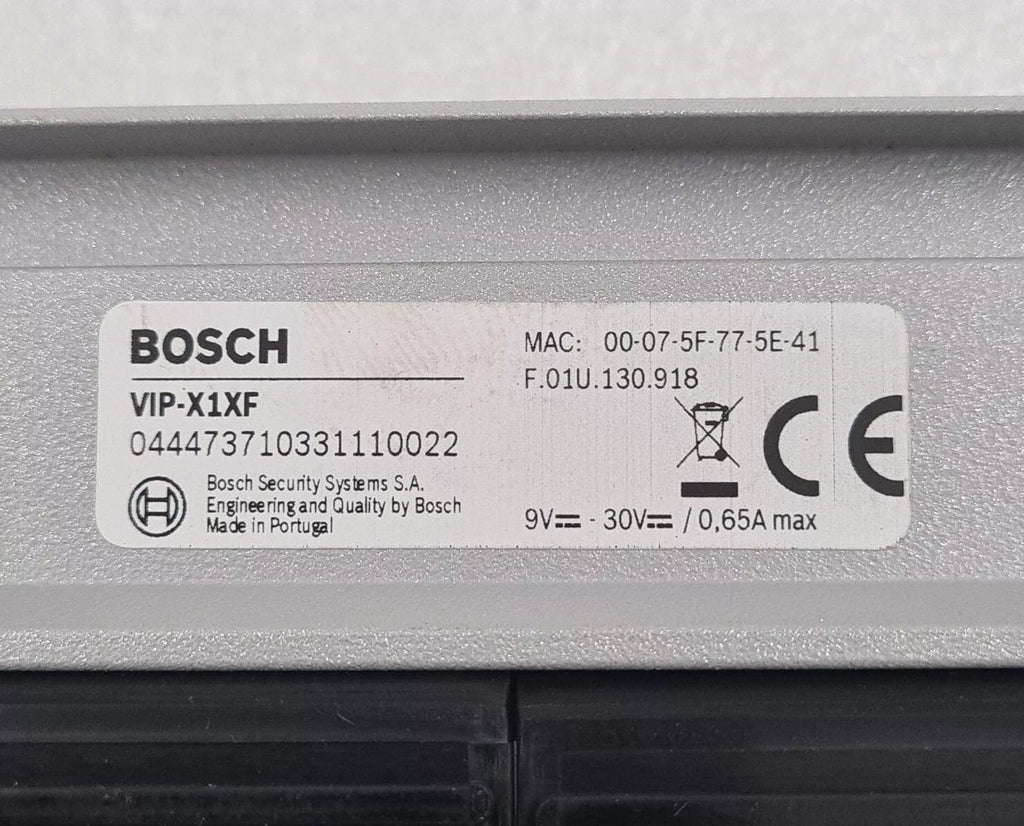 BOSCH VIP-X1XF Single Channel Video Encoder 12V 0.3A
