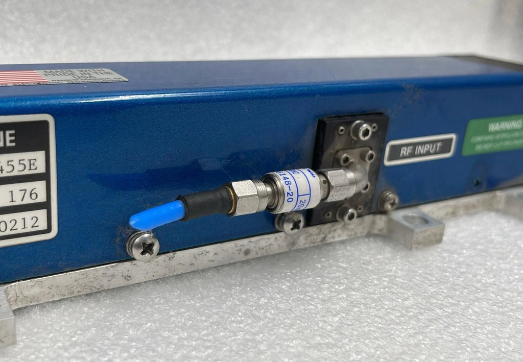 TELEDYNE MEC-5455E MFR 11312 Traveling Wave Tube Microwave Ampilifer **AS IS