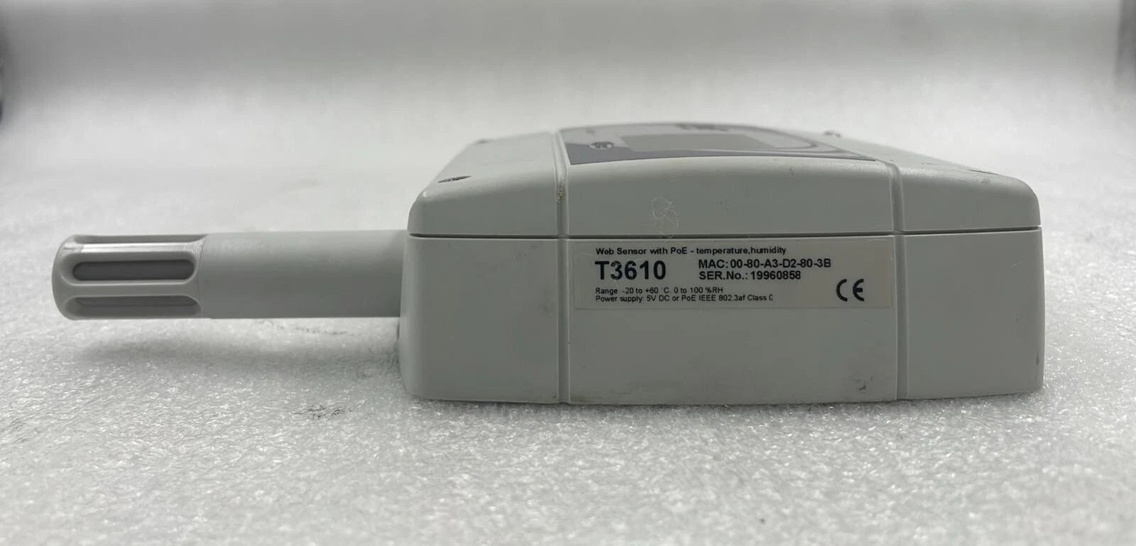 [LOT 2 PCS] COMET Web Sensor T3610 PoE Temperature Remote Thermometer Hygrometer