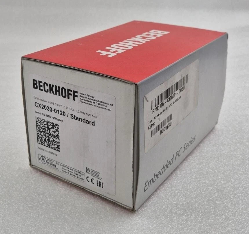 NEW- BECKHOFF CX2030-0120/Standard CPU Module Embedded PC Windows PLC controller