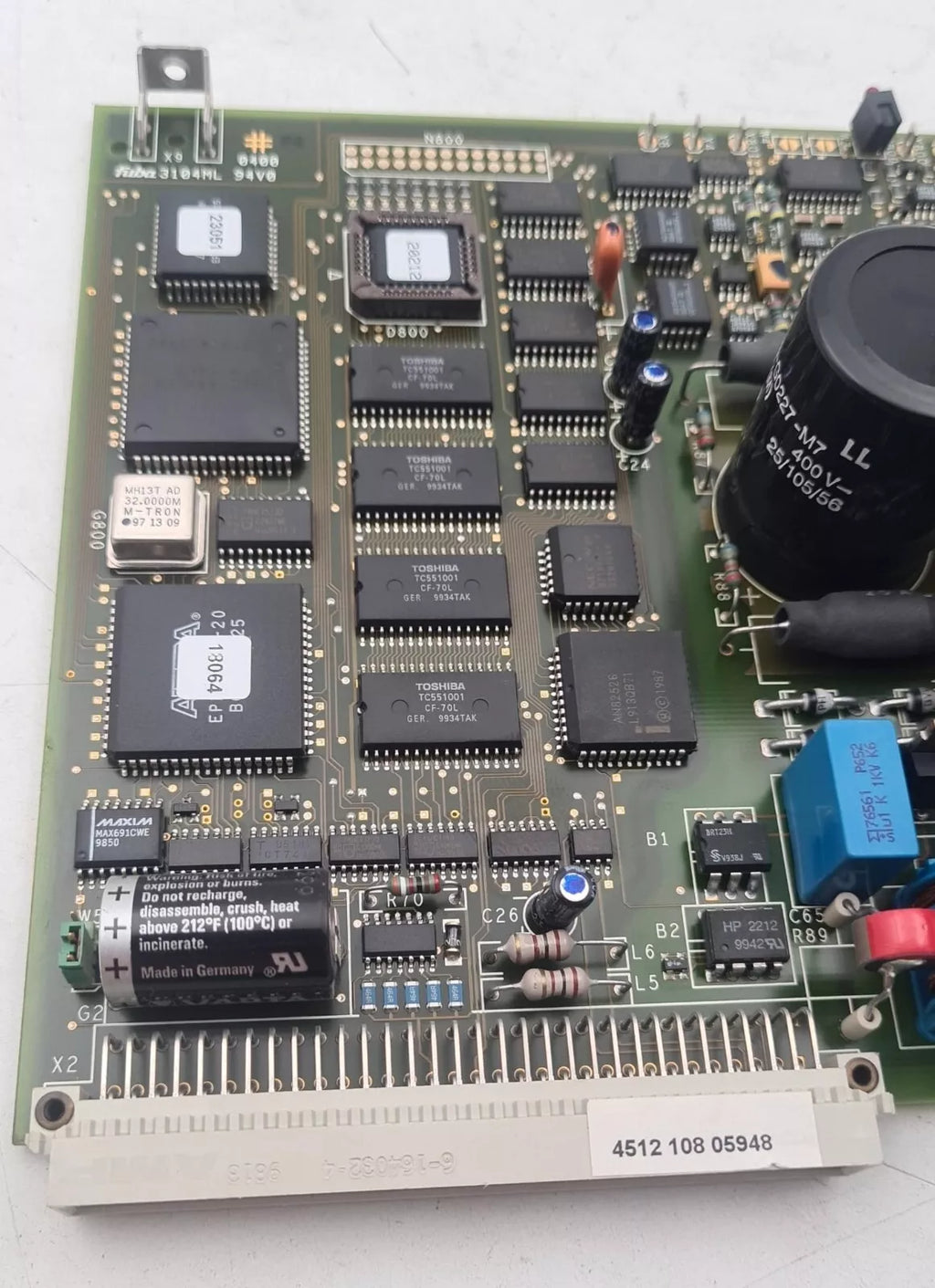 Philips Easy Diagnost R/F Room RAD Circuit Board 4512 108 05948 PCB