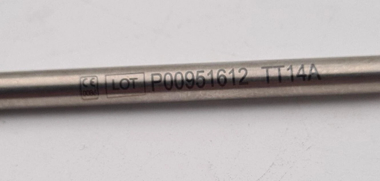 TT14A model marking and lot number close-up
