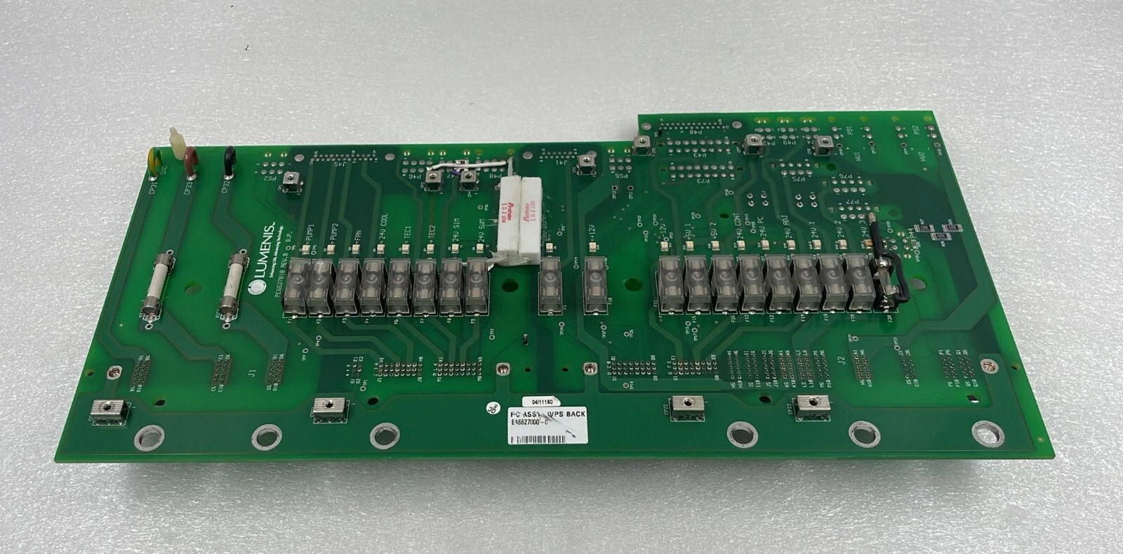 Lumenis LightSheer Lume One Laser PC6627010 FC ASSY HVPS Back Plane EA6627000-0