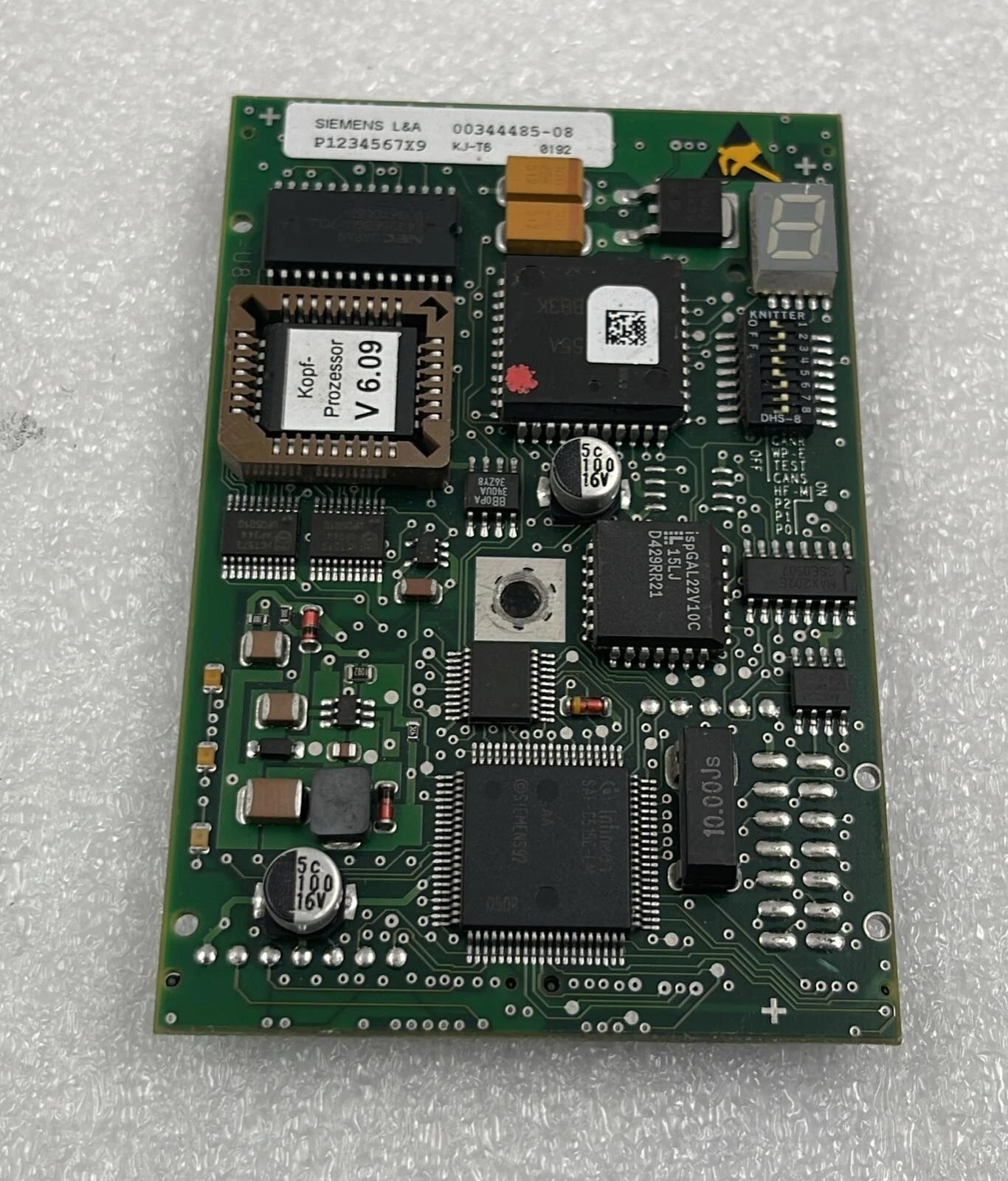 Siemens A&D 00344485-08 Processor Board