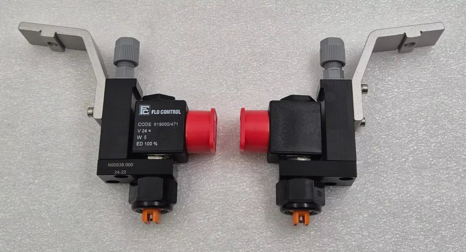 [LOT 2] FLO CONTROL 619000/471 Solenoid Valve 24V & TEEJET 11001VS Nozzle