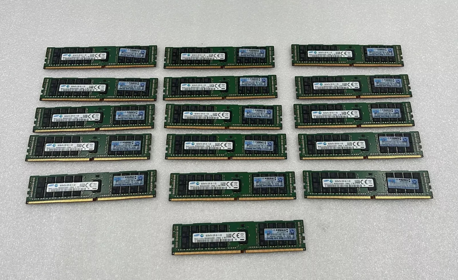 [LOT 16 PCS] Samsung 16GB 2Rx4 PC4-2133P M393A2G40EB1-CPB0Q RAM HP 752369-081