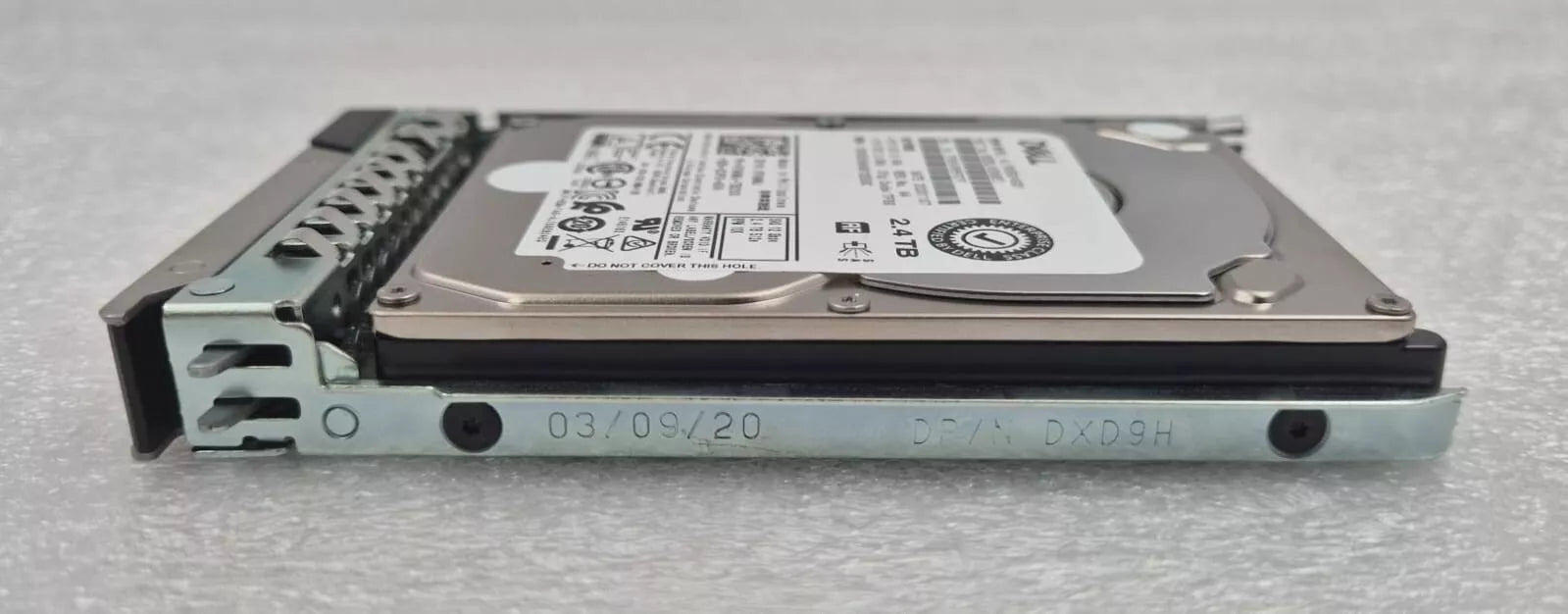 Dell 2.4TB SAS 12Gbps 2.5" 512e 10K HDD 0F9NWJ HDEBL40DAB51 AL15SEB24EQY W Caddy