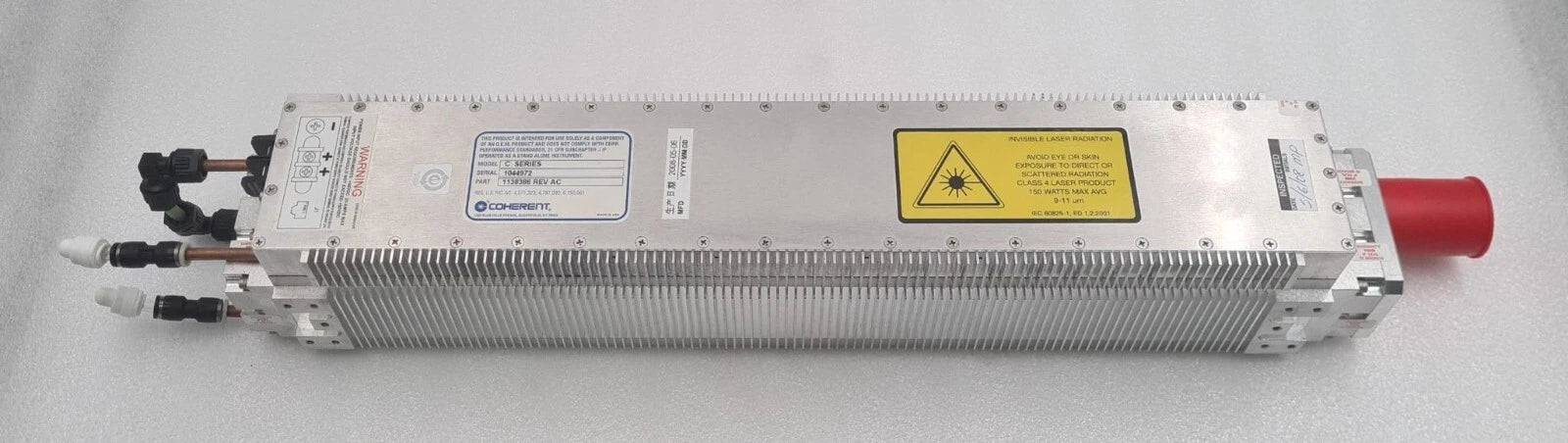 COHERENT C SERIES Laser Head Liquid Cooled 1138386 REV AC YEAR 2008