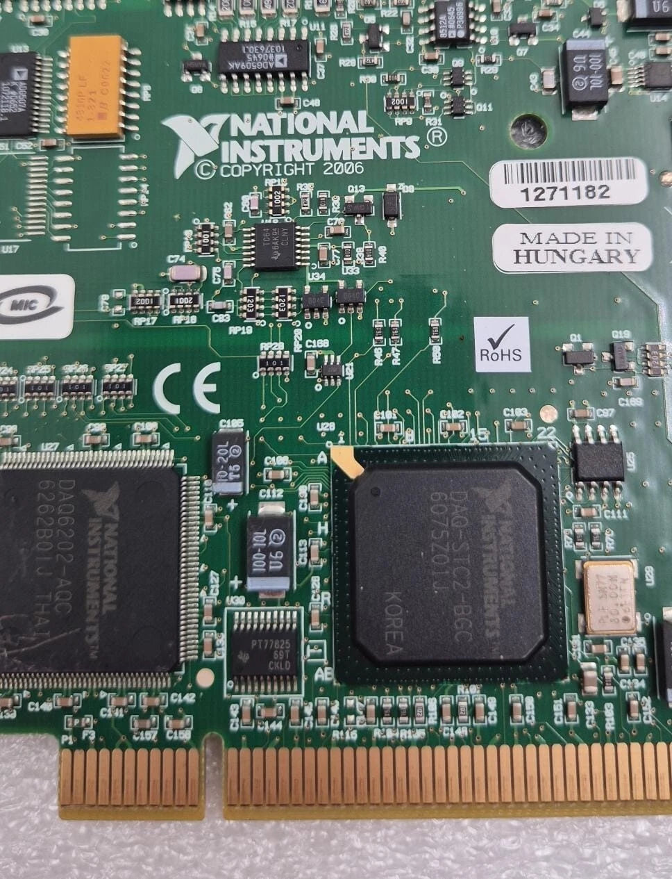 NATIONAL INSTRUMENTS NI DAQ PCI-6221 191329C-03L Multifunction I/O Card