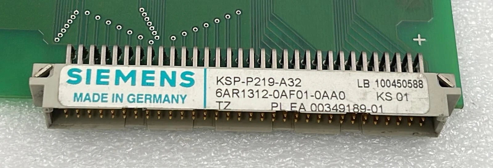 Siemens KSP-P219-A32 Circuit Control Board 6AR1312-0AF01-0AA0