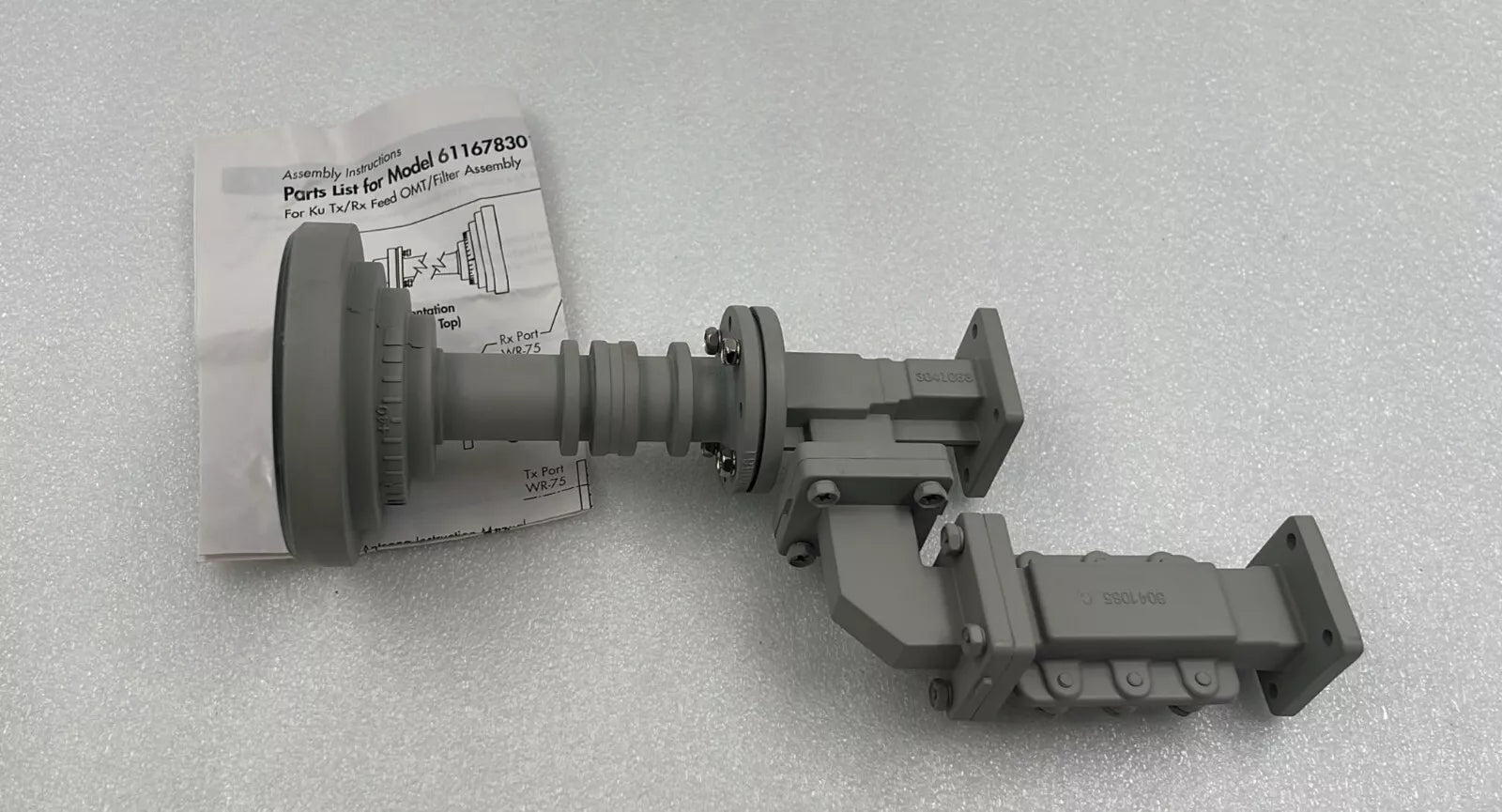 Skyware Ku TxRx Feed OMT Filter W/ Junction Block  Antenna 611678301