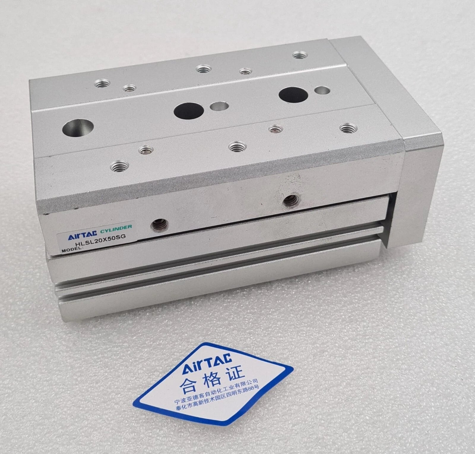 NEW SEALED - AIRTAC CYLINDER HLSL20X50SG Compact Air Slide Table Ball Bearing