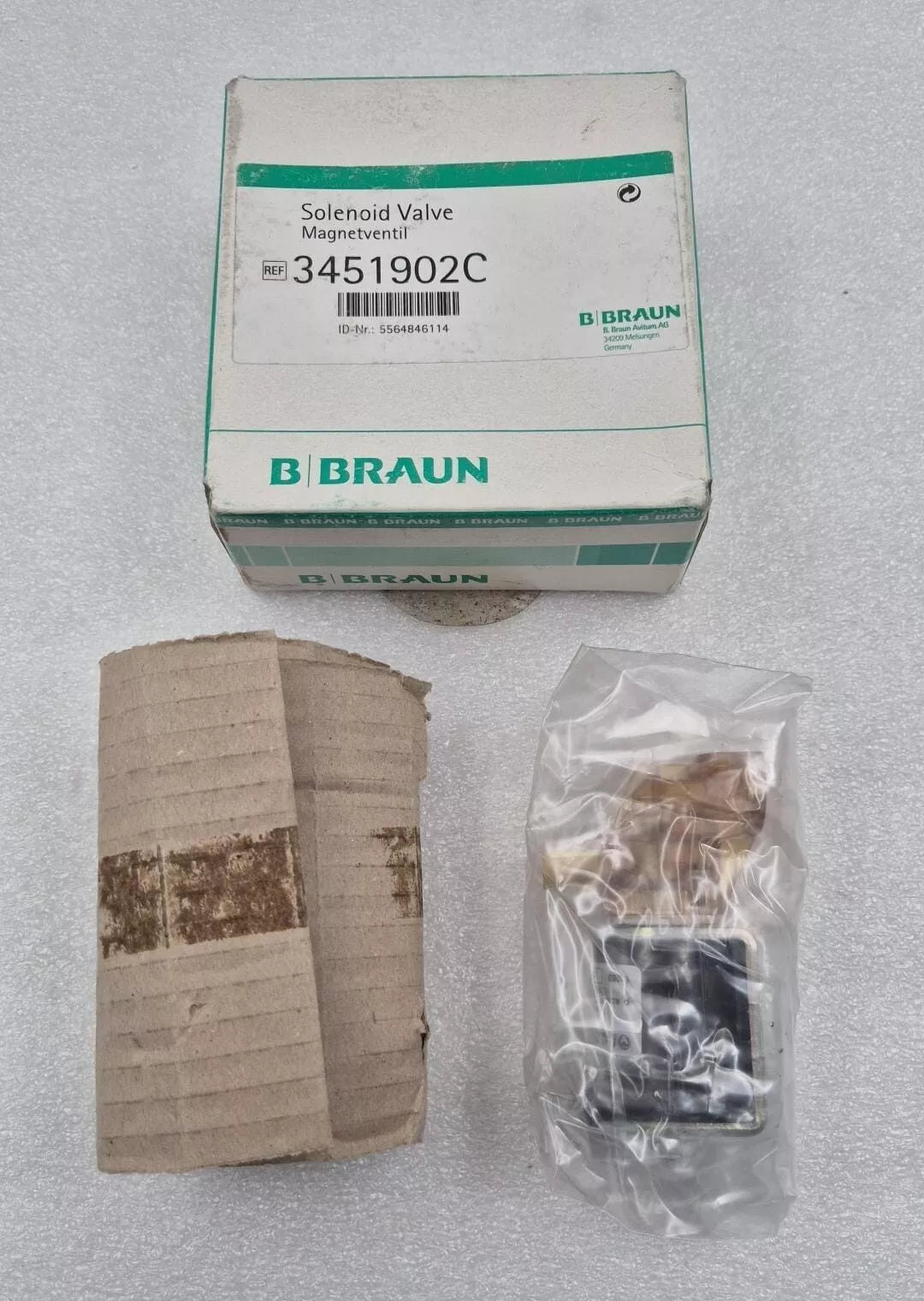 **NEW** B. BRAUN Solenoid Valve Magnetventil 3451902C U92.608 24V