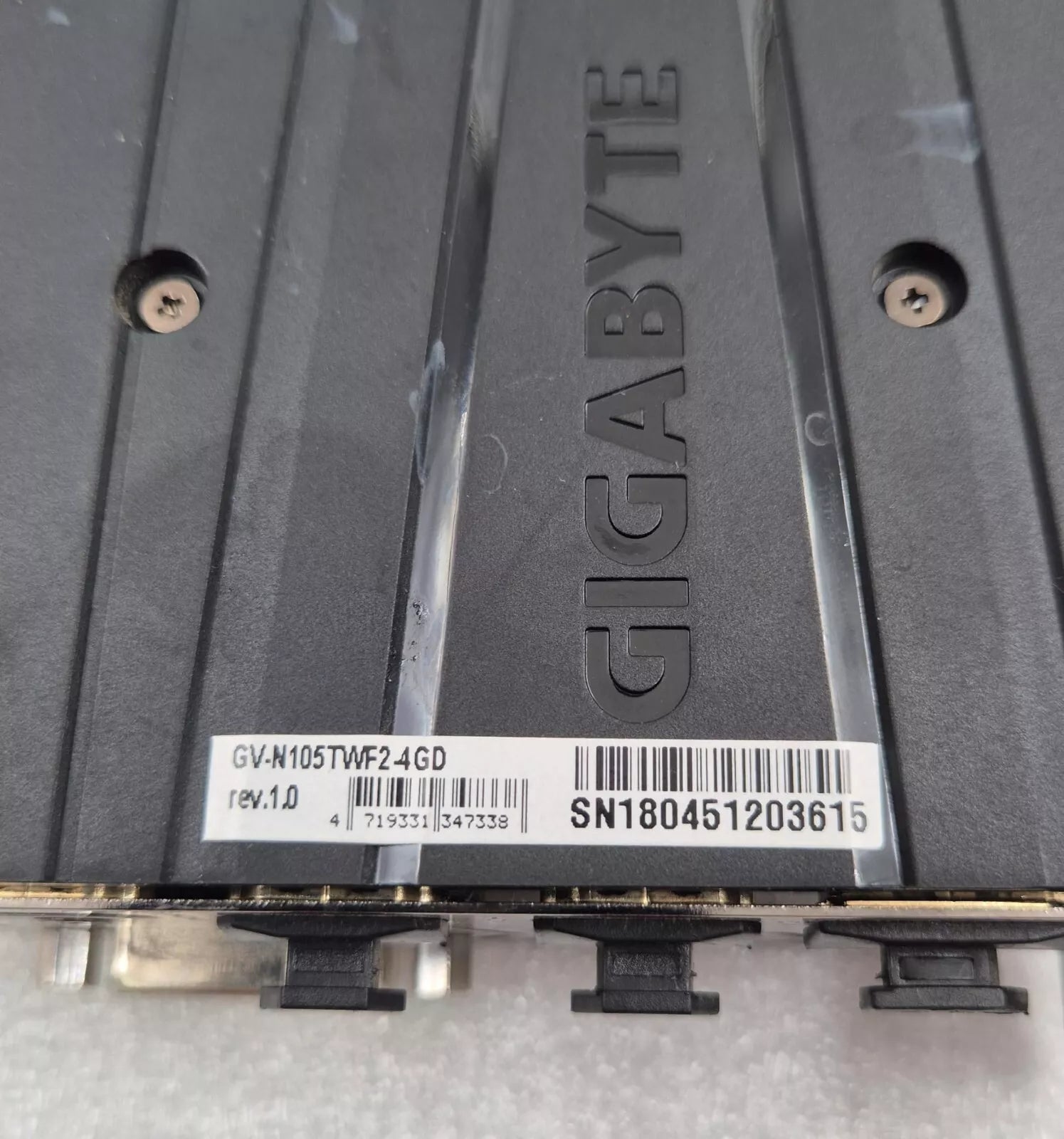 GIGABYTE GeForce GTX 1050 TI Windforce OC 4GB GDDR5 Graphic Card GV-N105TWF2-4GD