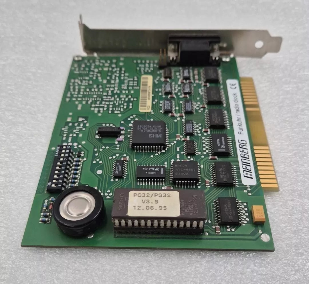 Meinberg PC32 Radio Clock PCB Board 8-bit ISA