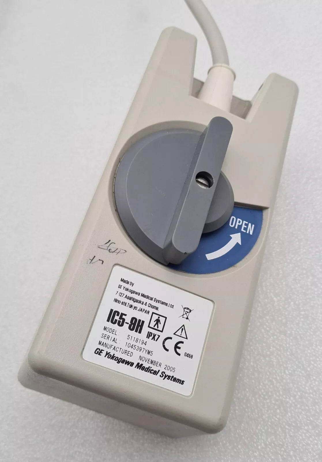 GE Medical IC5-9H 5118194 Transvaginal Ultrasound Transducer Probe