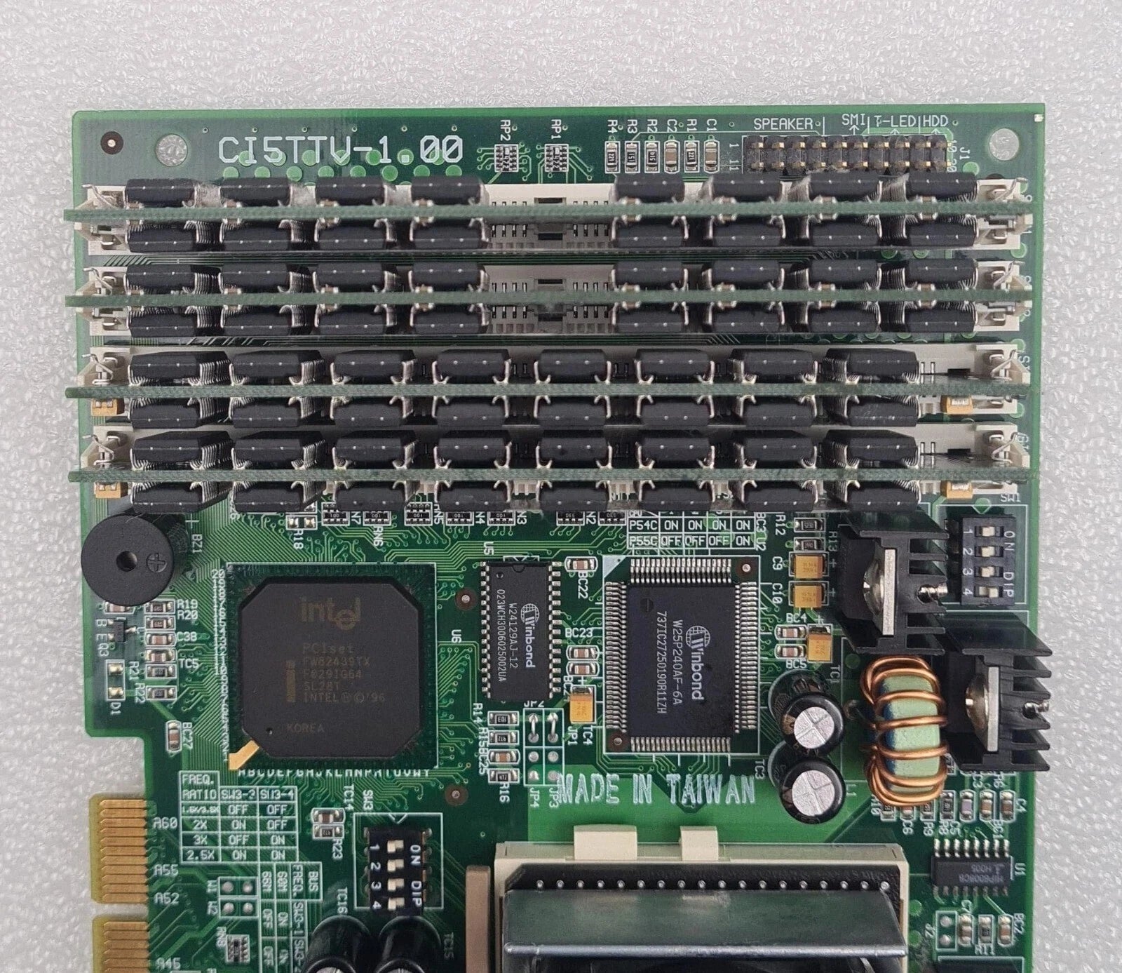 Intel Motherboard CI5TTV-1.00 00-882239-03 CPU Card W/ 4* Memory