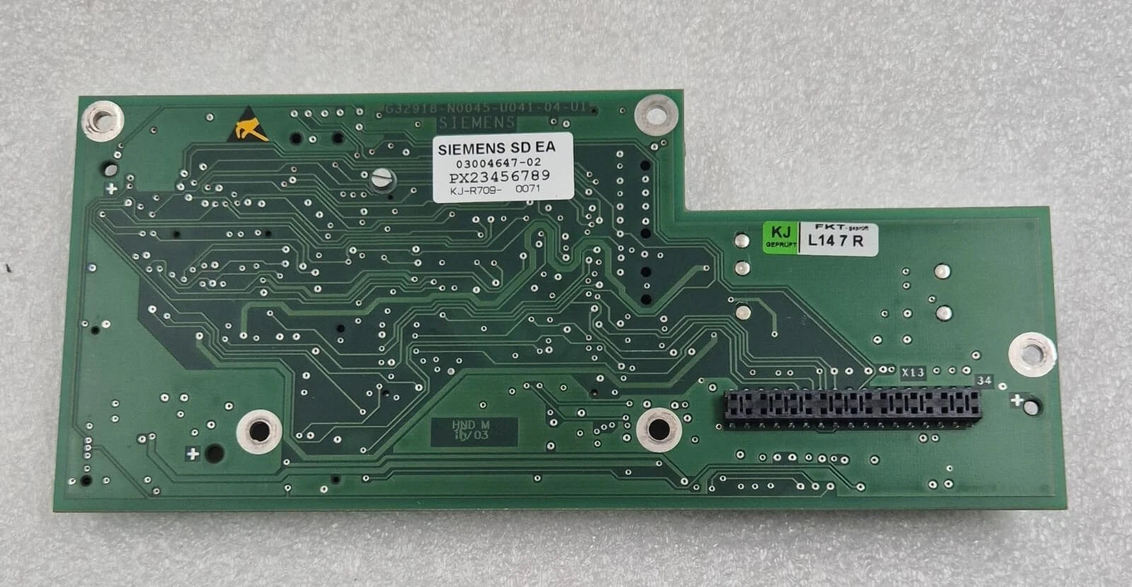 SIEMENS G32918-N0045-A001-04 CIRCUIT BOARD 03004647-02