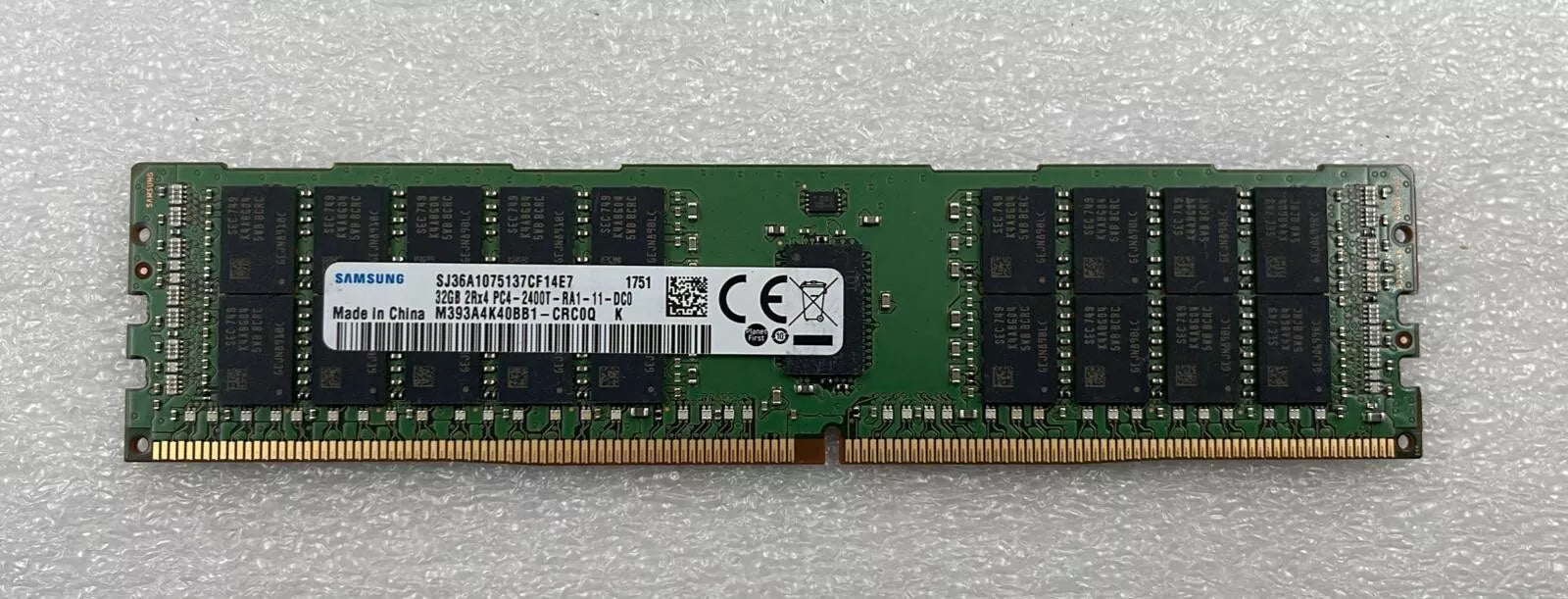 [LOT 8]  Samsung 32GB 2Rx4 PC4-2400T M393A4K40BB1-CRC0Q DDR4 Memory Server RAM