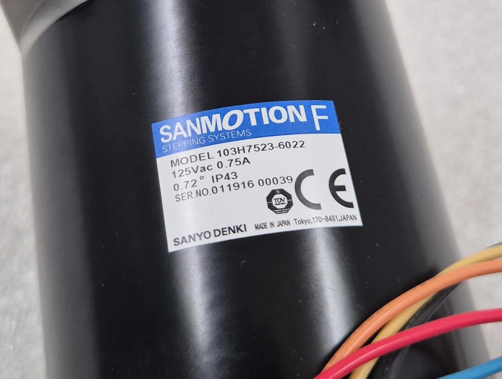**NEW** SANYO DENKI SANMOTION F 103H7523-6022 Stepper Motor 125Vac 0.75A 0.72°