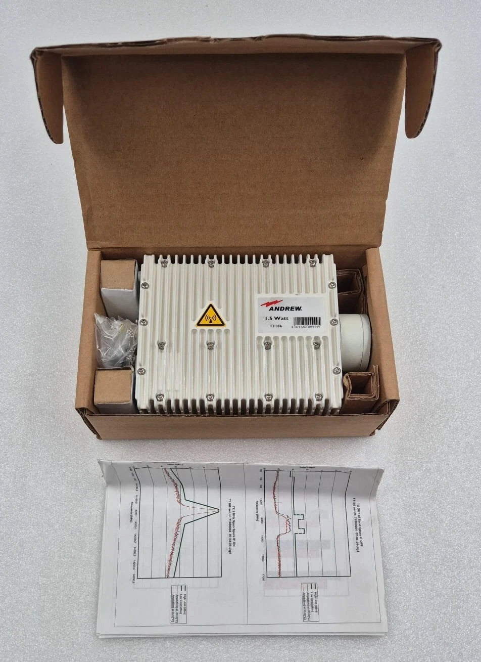 ANDREW 1.5 Watt T1106 Ku-Band VSAT Transmitter 3112 298 XXXXX Antenna ODU D-M